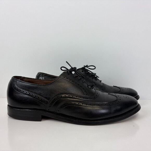 Allen Edmonds Strand Cap Toe Oxford Dress Shoes Mens Size 11.5 Black Leather